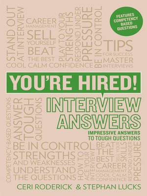 cover image of You're Hired! Interview Answers